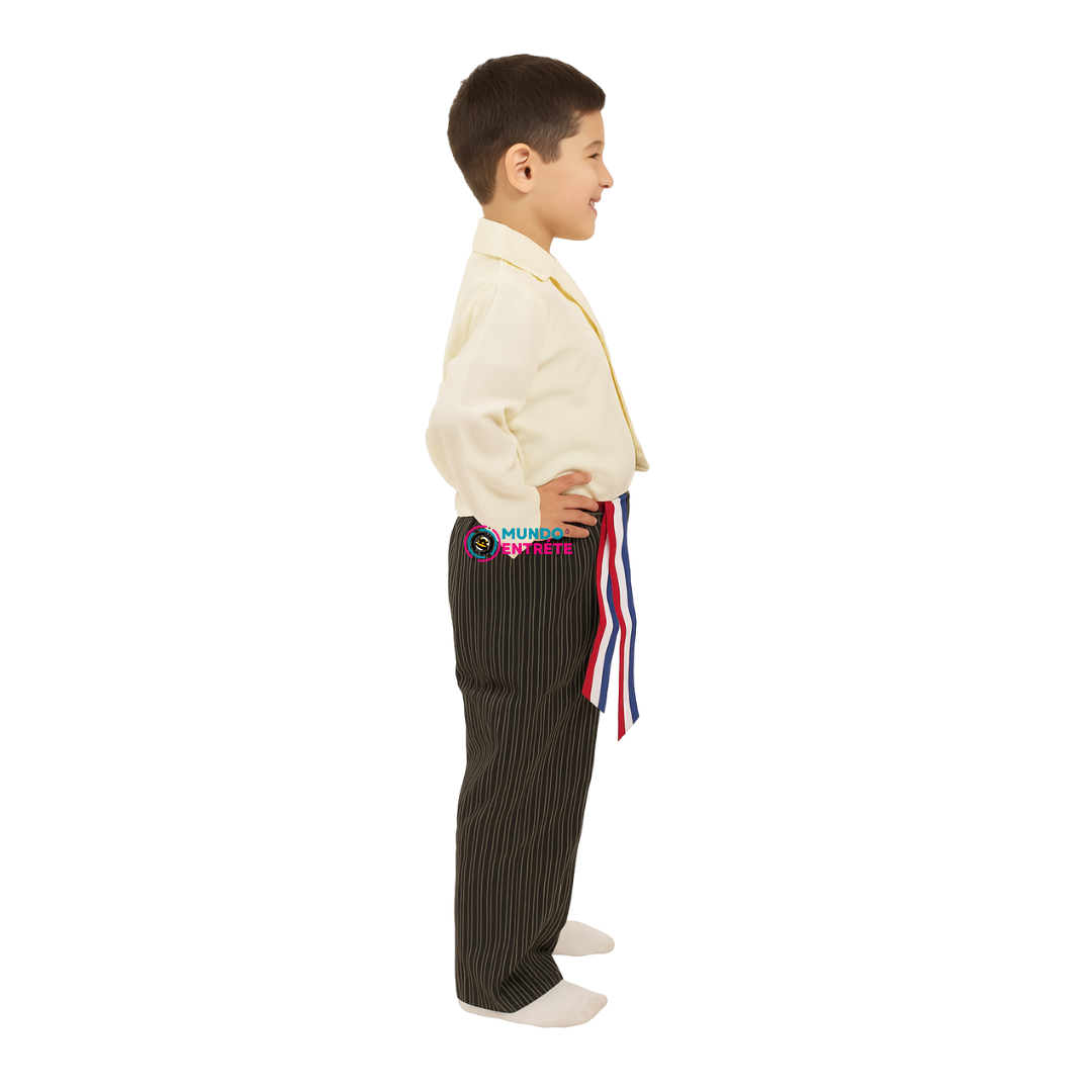 Traje Huaso Niño Fiestas Patrias, Chaqueta - Pantalon - Faja