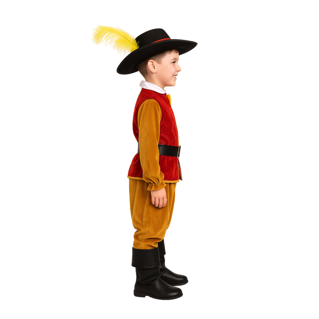 Disfraz de Gato con botas para Niños con Sombrero
