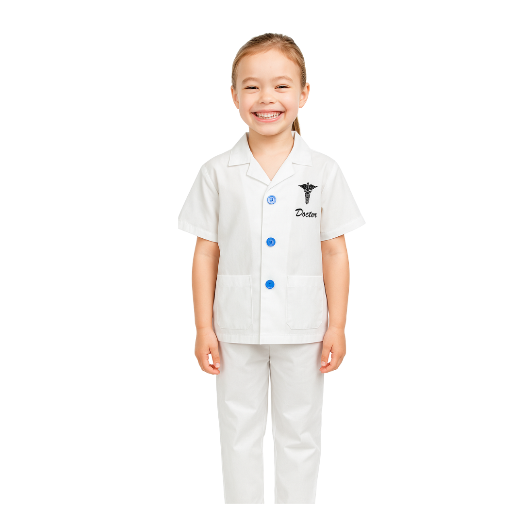 Disfraz Doctor Dentista Para Niños + Accesorios