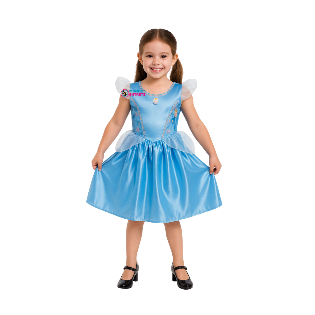 Disfraz de Princesa Cenicienta Disney original para Niñas