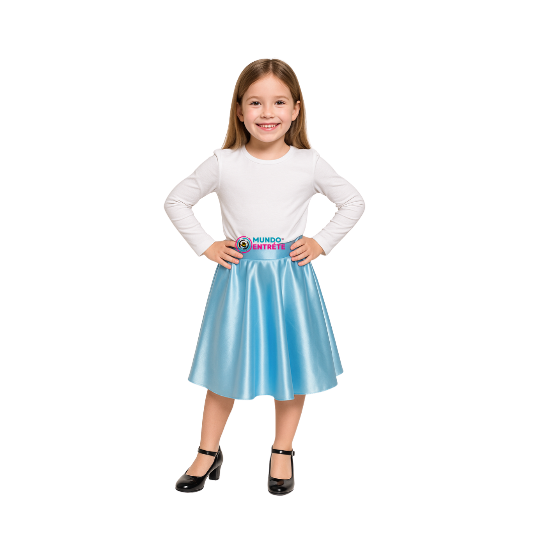 Falda Plato Para Niñas Bailes Tipicos Fiestas Patrias