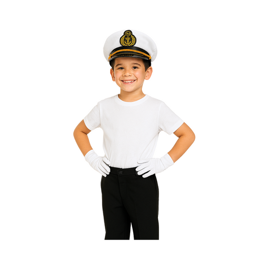 Gorro Capitán + Guante Marina Niños