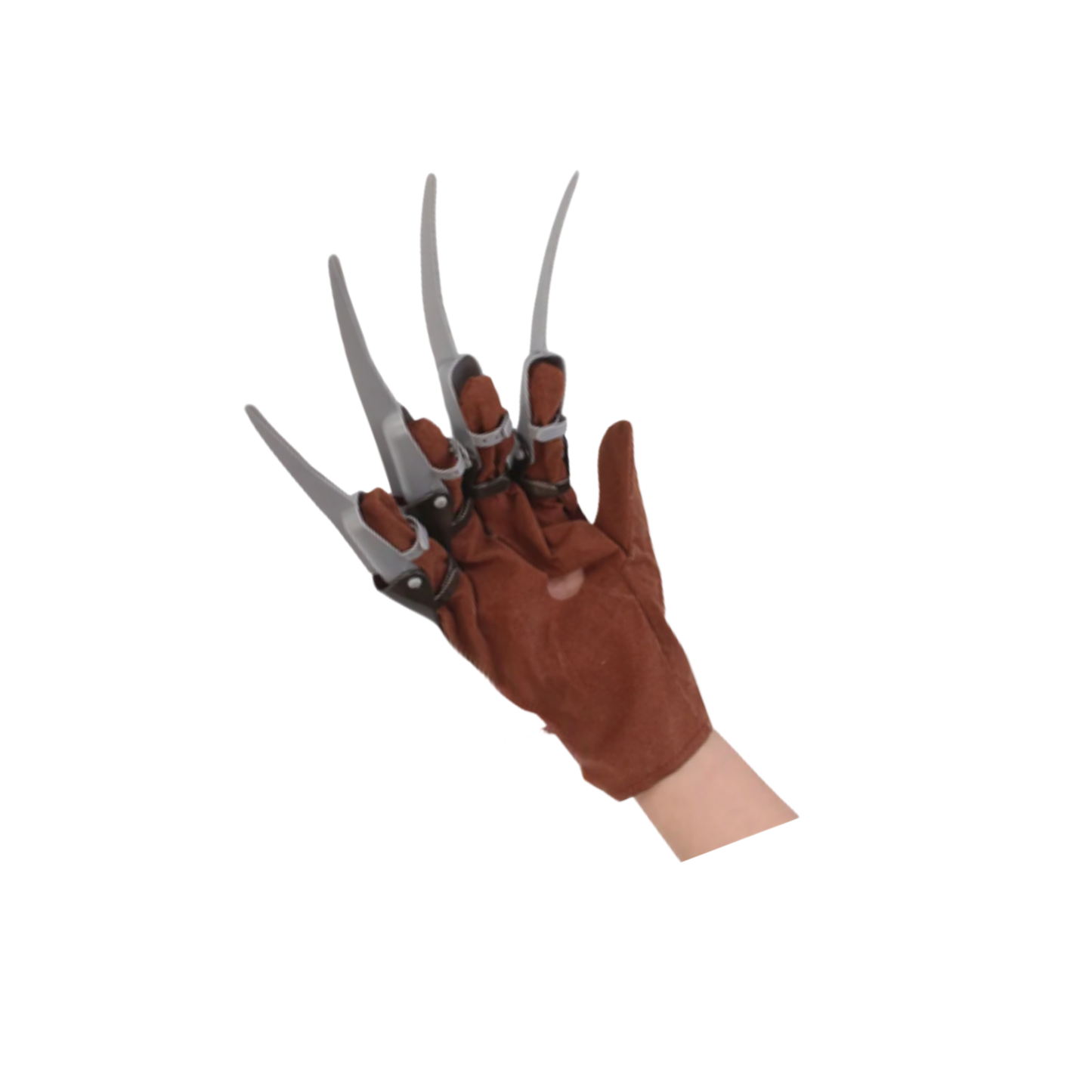Set Disfraz Freddy Krueger Sombrero Y Guante Garras Cafe Standar