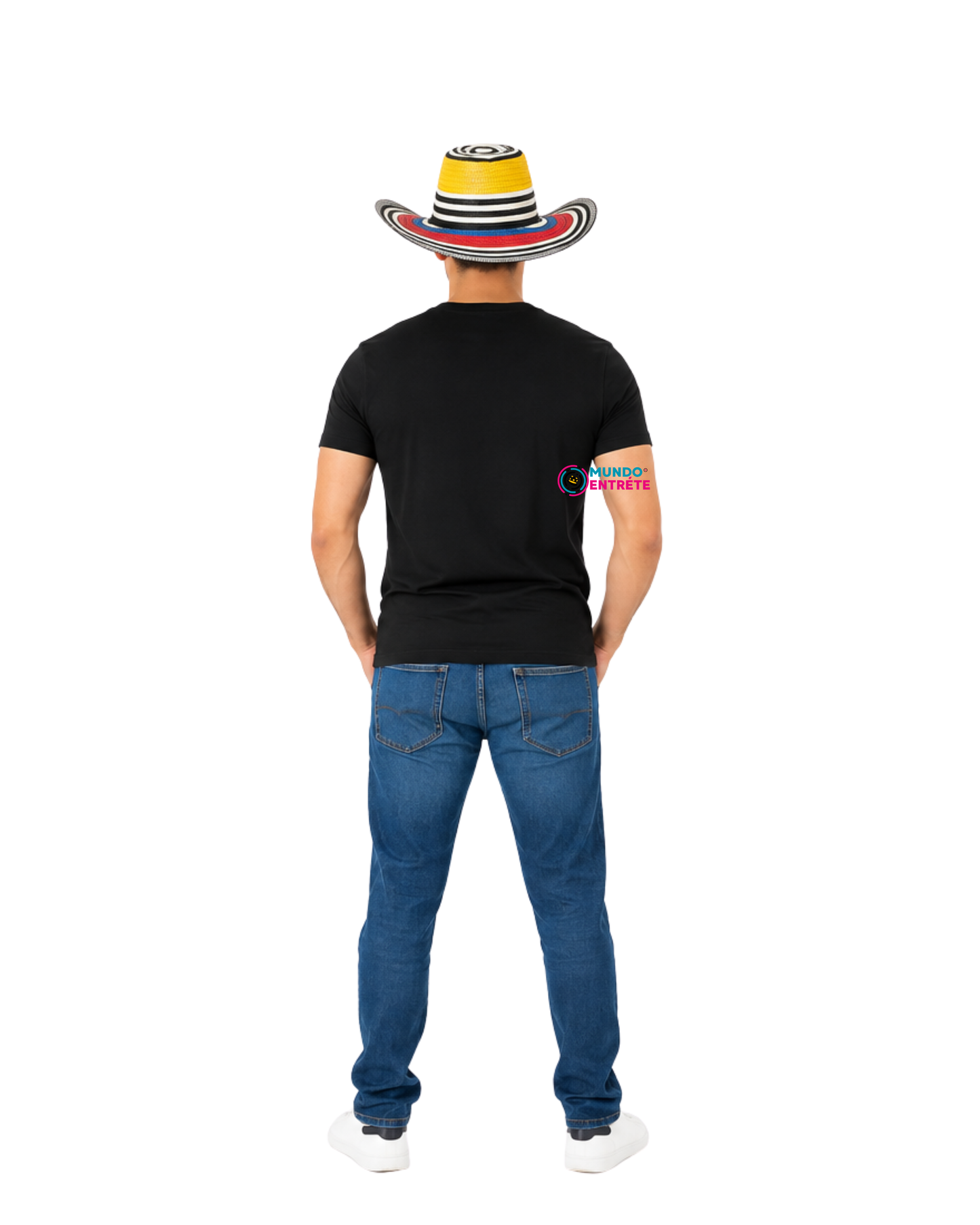 Sombrero Colombiano Vueltiao Tricolor Grande