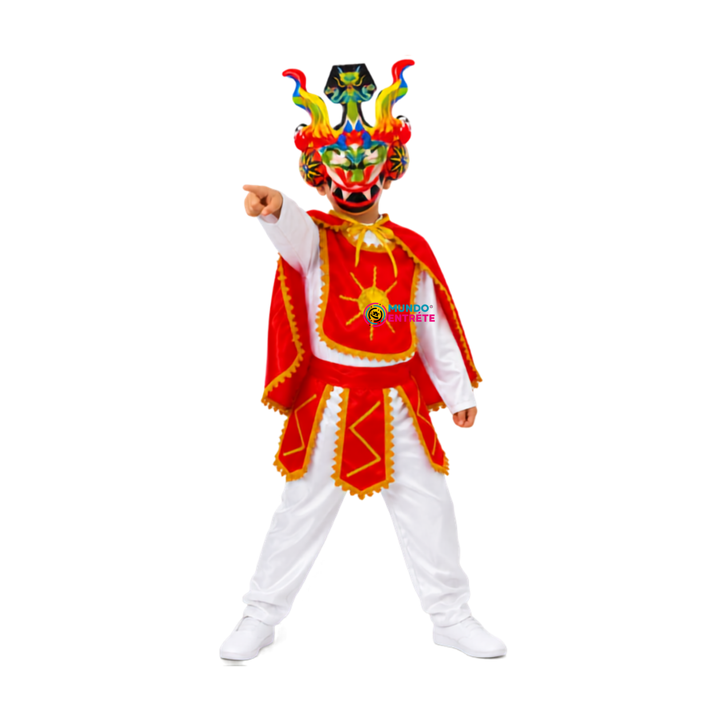 Traje Tirana Diablada + Mascara Niño