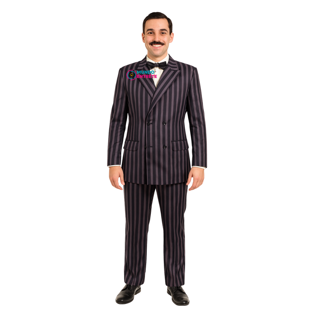 Disfraz Homero Addams  - Merlina