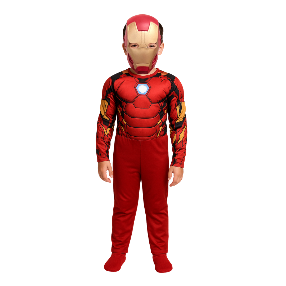 Disfraz Niño Superhéroes Avengers Marvel Con Músculos
