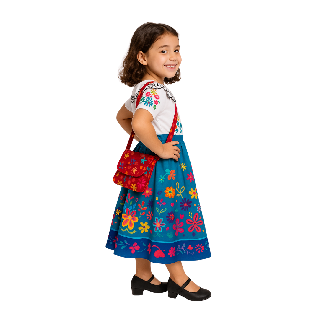 Vestido De Princesa Mirabel Con Bolso Para Cosplay Encanto