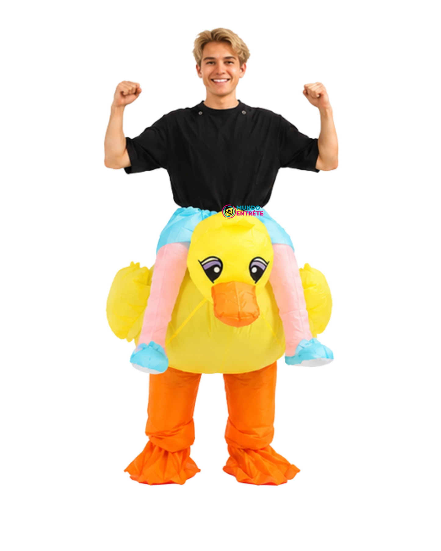 Disfraz Inflable De Pato Amarillo