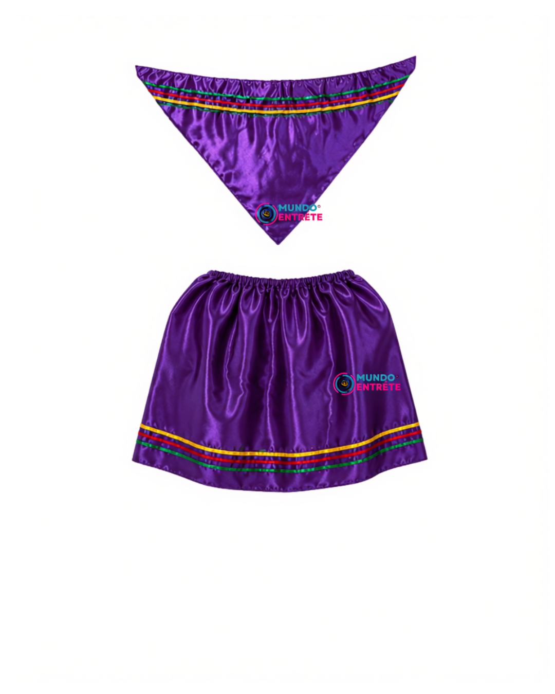 Falda Nortina + Punta Baile Trote Nortino Niña