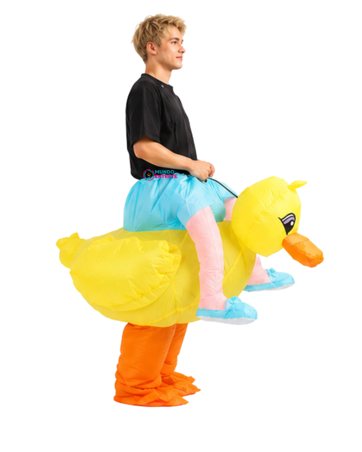 Disfraz Inflable De Pato Amarillo