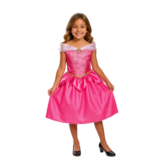 Disfraz De Princesa Aurora Bella Durmiente Original Disney Niñas