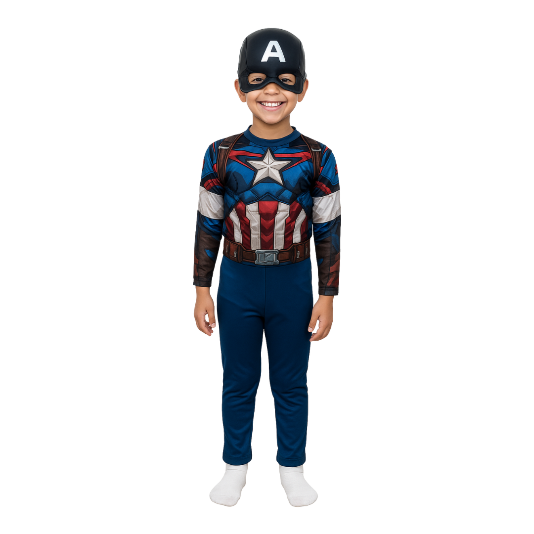 Disfraz Niño Superhéroes Avengers Marvel Con Músculos