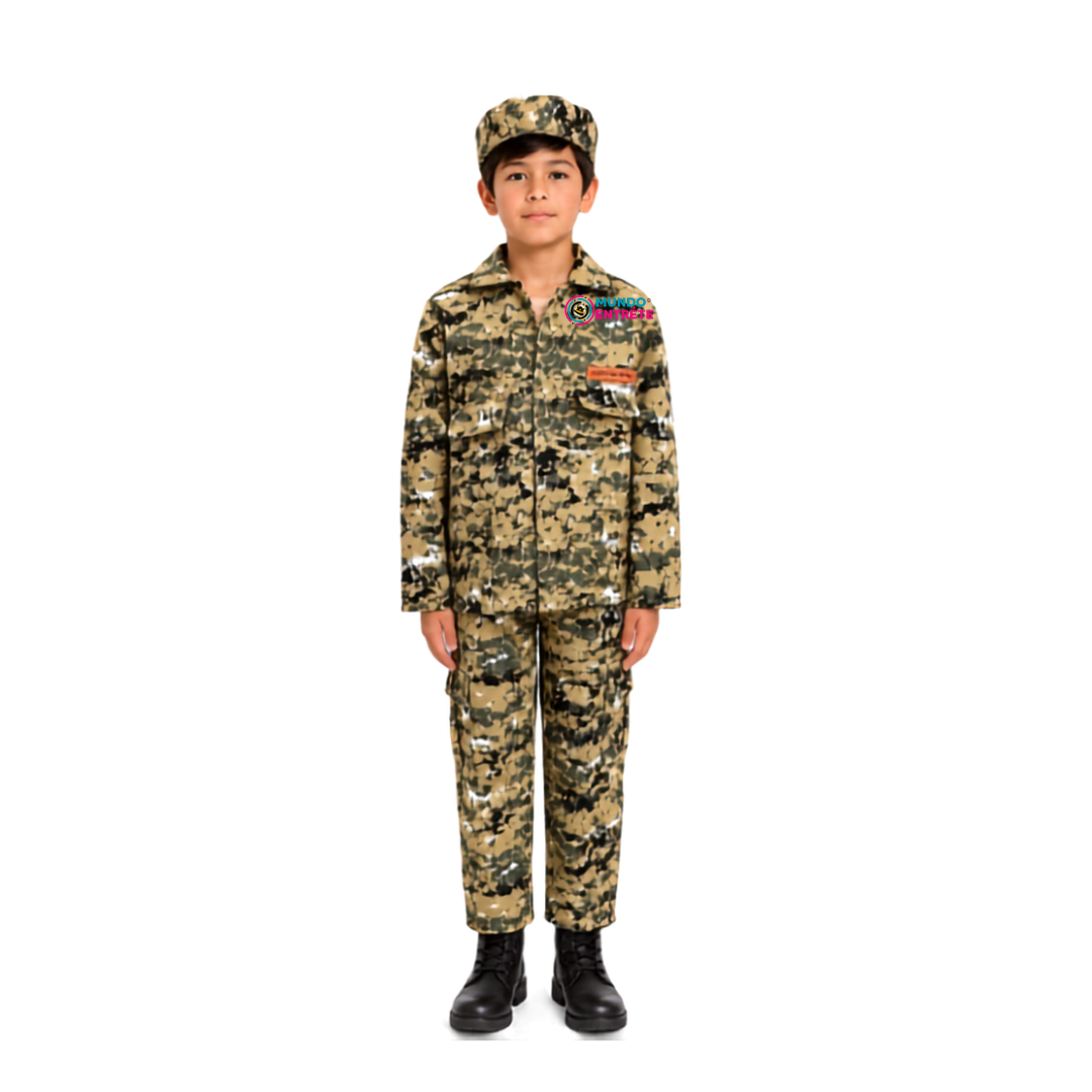 Disfraz Soldado Militar Niño