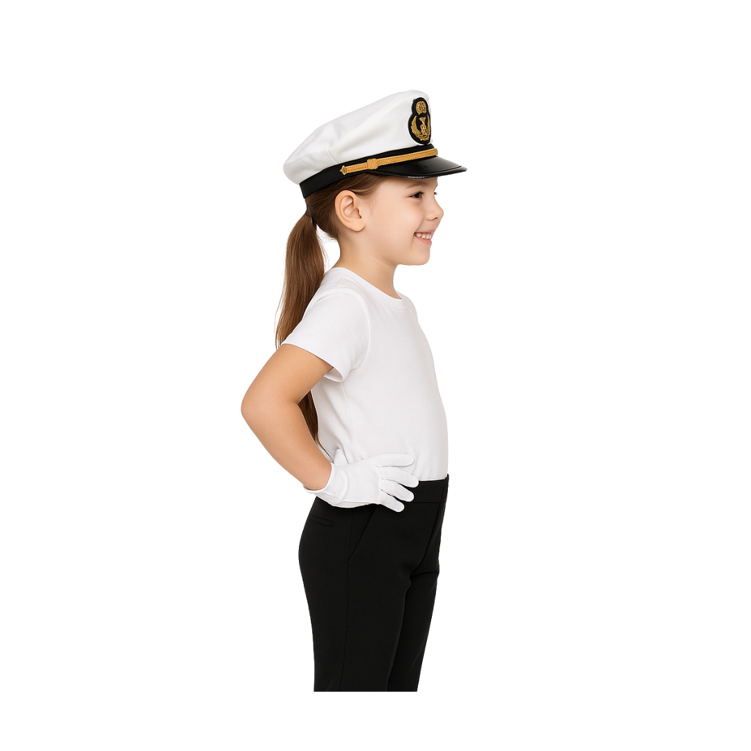 Gorro Capitán + Guante Marina Niños