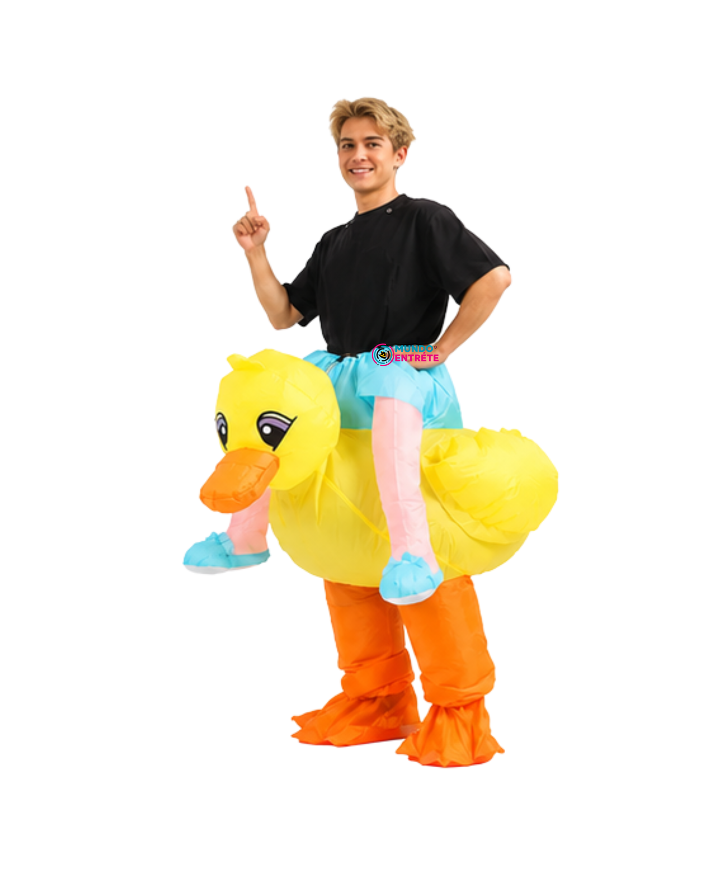 Disfraz Inflable De Pato Amarillo