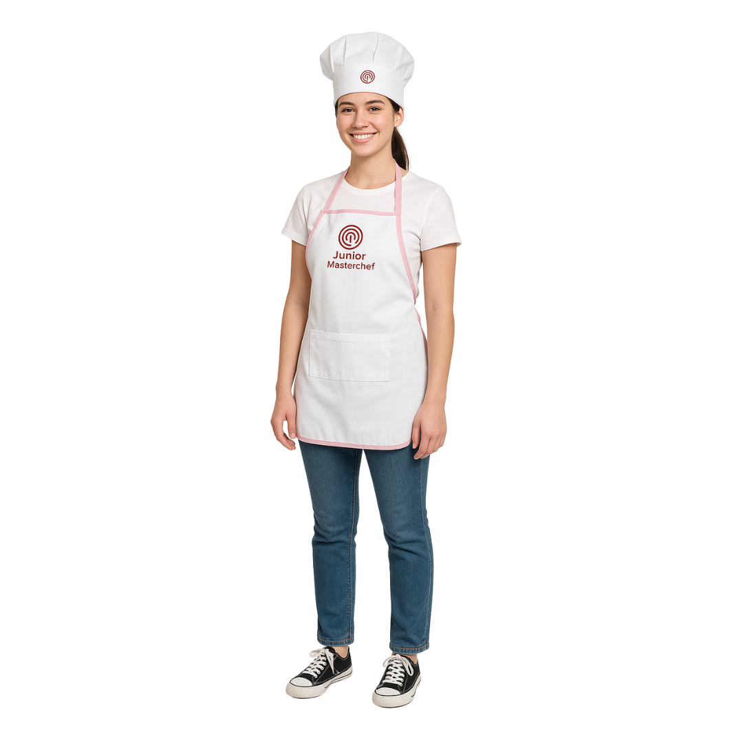 Delantal De Cocina Y Gorro De Chef Juvenil- Adulto