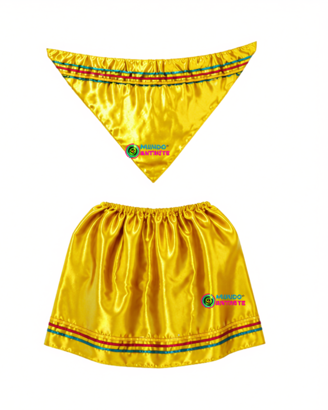 Falda Nortina + Punta Baile Trote Nortino Niña
