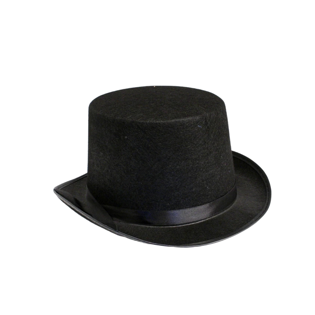 Sombrero De Mago + Varita + Guantes Para Niños
