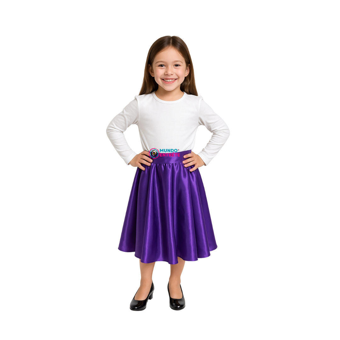 Falda Plato Para Niñas Bailes Tipicos Fiestas Patrias