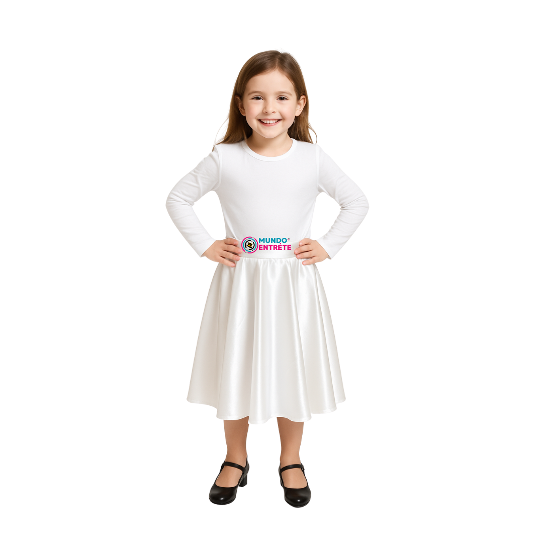 Falda Plato Para Niñas Bailes Tipicos Fiestas Patrias
