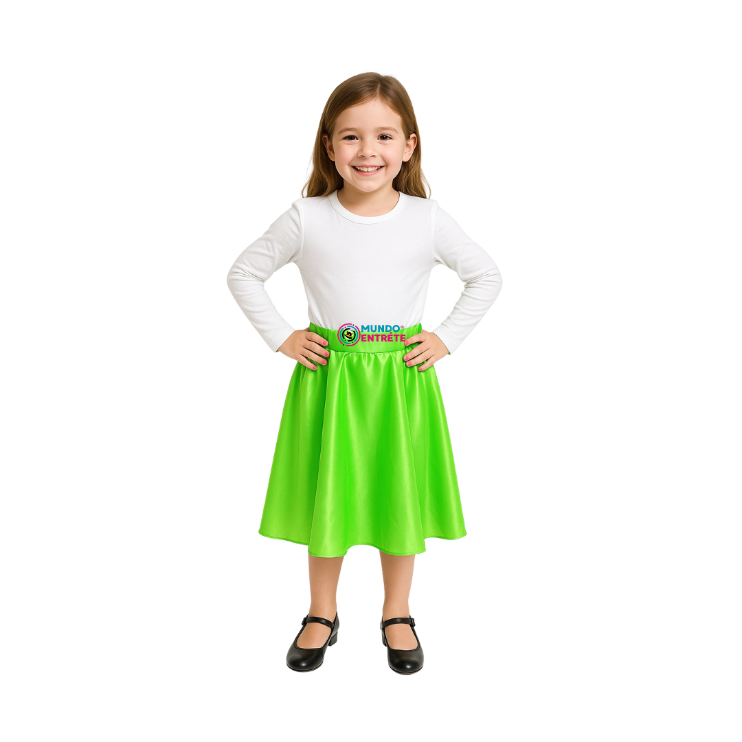 Falda Plato Para Niñas Bailes Tipicos Fiestas Patrias