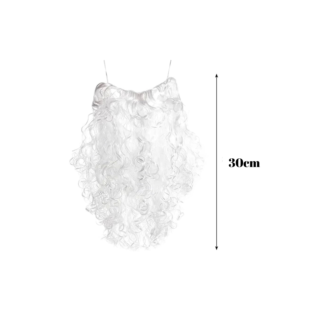 Set Gorro Viejo Pascuero santa + Barba accesorio cosplay