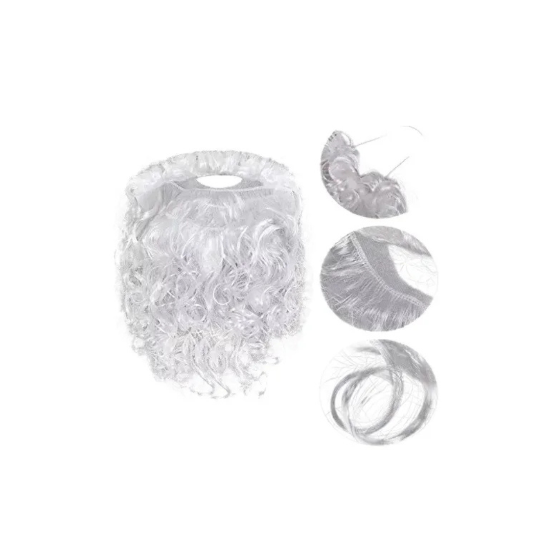 Barba Santa Claus Viejito Pascuero accesorio Csoplay