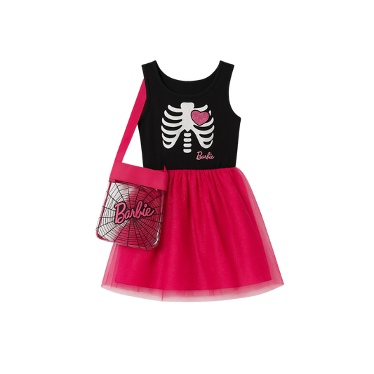 Disfraz Barbie Esqueleto Niña Halloween