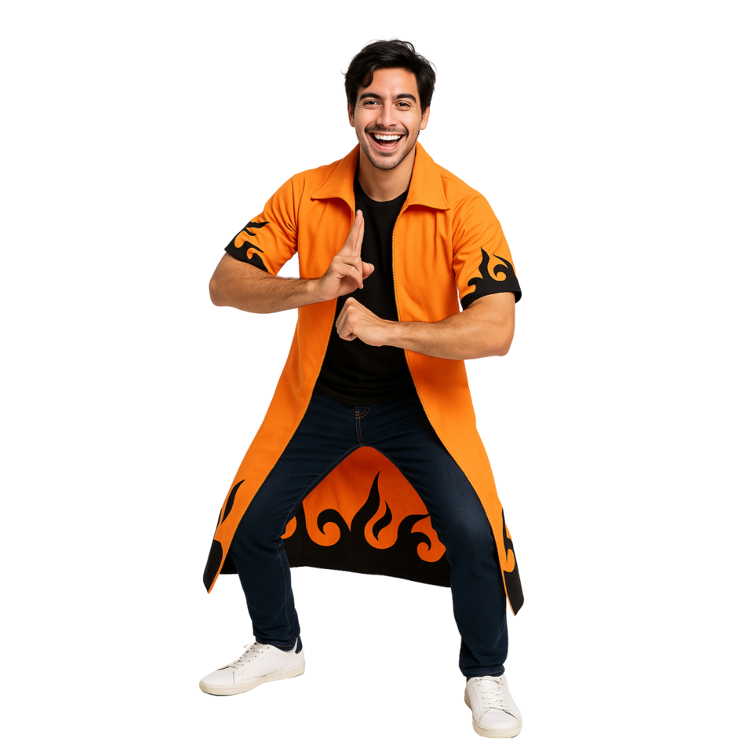 Disfraz Capa  Naranjo Naruto Anime