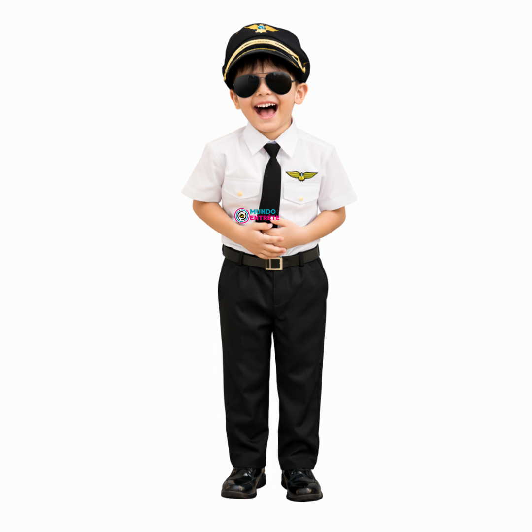 Disfraz Piloto De Avión Cosplay