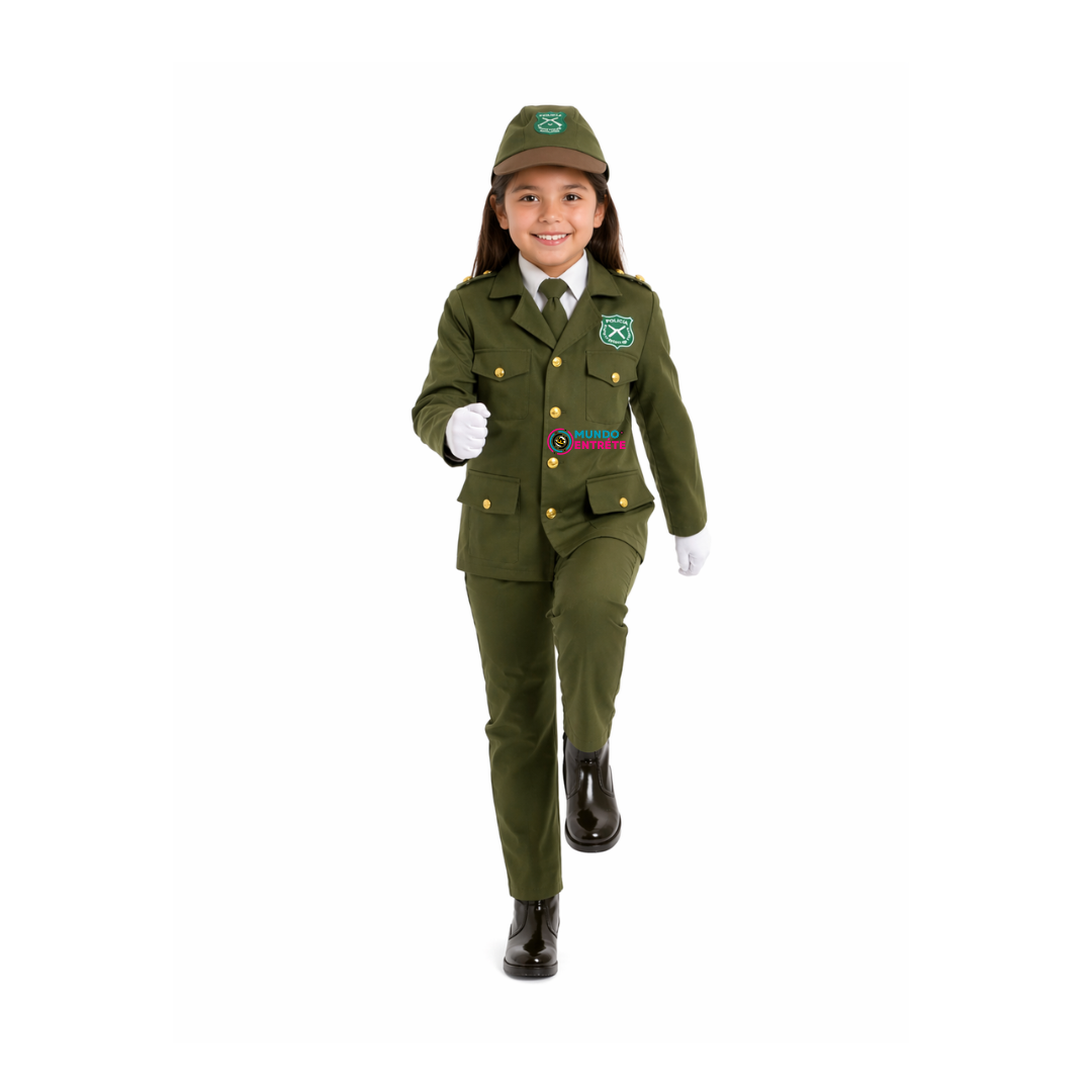 Traje Carabinero Niña