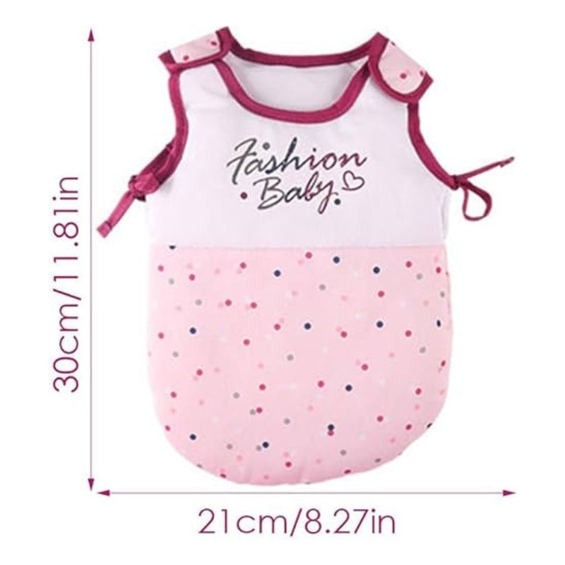 Muñeca Hace Pipi /sonido Con Saquito De Dormir + Accesorios