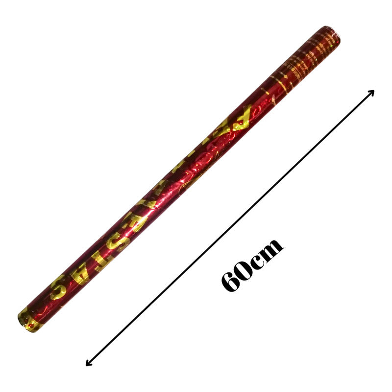 Pack X 4 Lanza Confeti Cotillón Fiesta Fin De Año 60cm