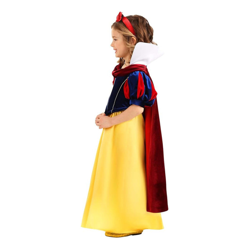 Disfraz Blancanieves Niña Con Capa