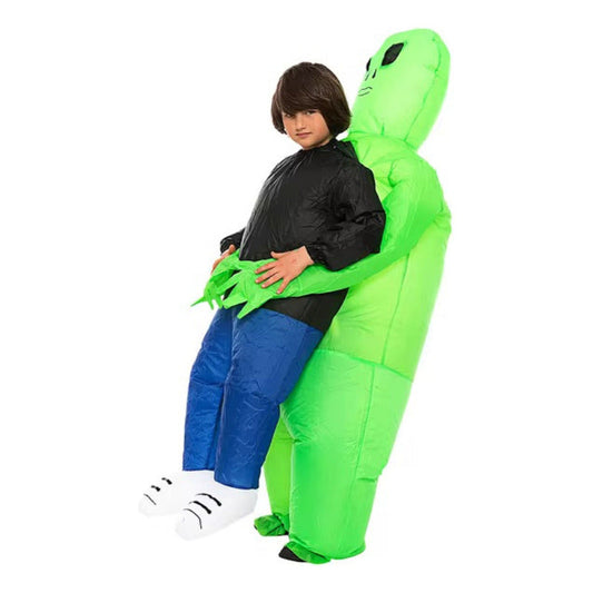 Disfraz Marciano Inflable Alien Infantil 120-150cm