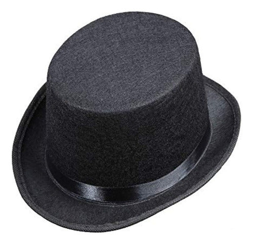 Sombrero De Copa Accesorio Para Disfraz Willy Wonka Niño