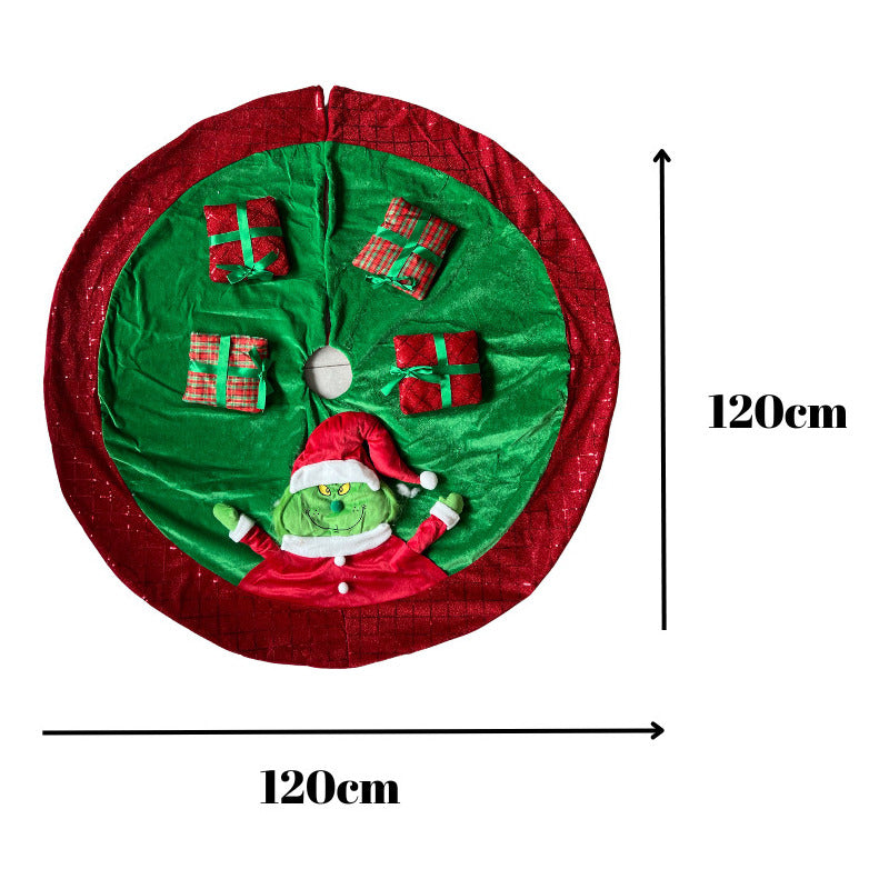 Faldon Pie De Arbol Navideño Del Grinch