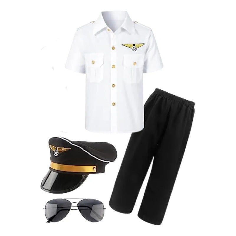 Disfraz Piloto De Avión Cosplay
