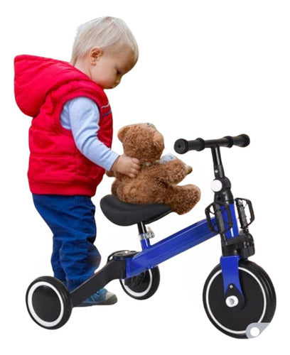 Bicicleta De Equilibrio Y Triciclo 3 En 1 Plegable