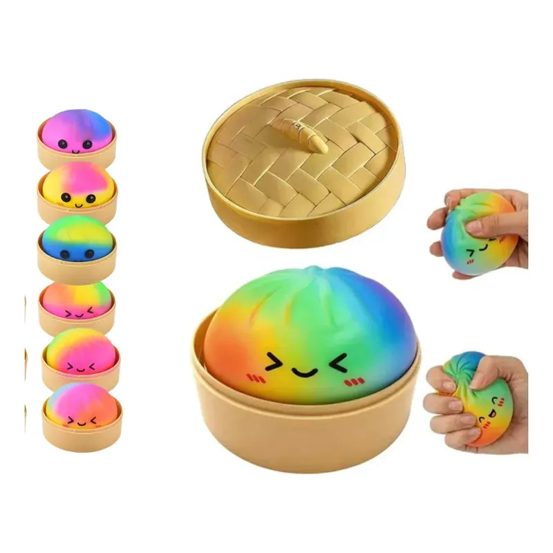 Juguete Dumpling Squishy  Mystery Rainbow