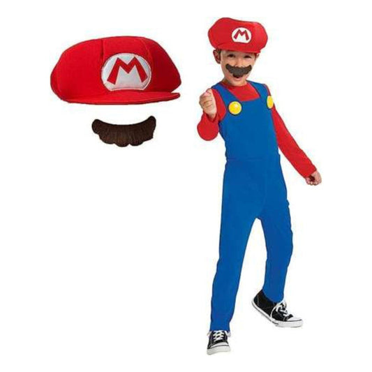 Disfraz Nintendo Super Mario Bross Y Luigi Fancy Para Niños