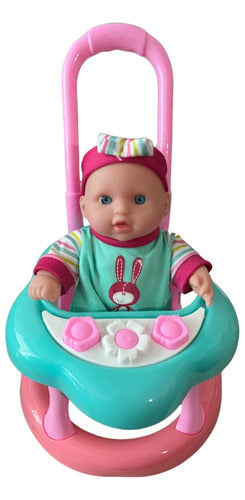 Muñeca Juguete Con Corre Pasillo Luz y sonido