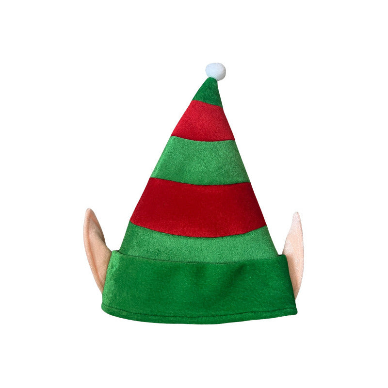 Gorro Elfo Con Orejas Navideño