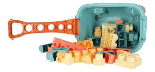 Carrito De Juguete Arrastre Bloques Construcción