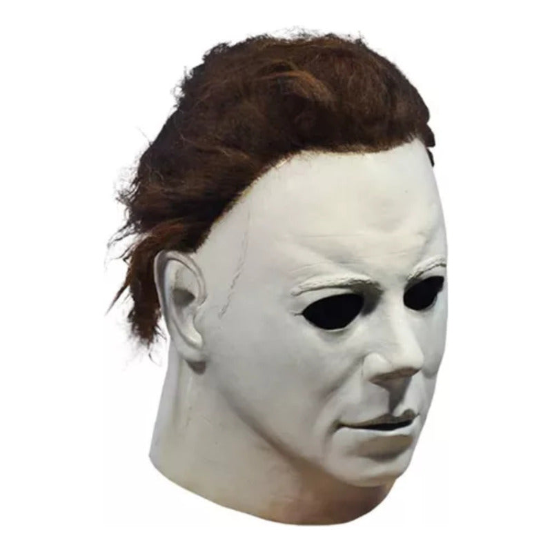 Máscara De Halloween Latex Michael Myers Color Blanca