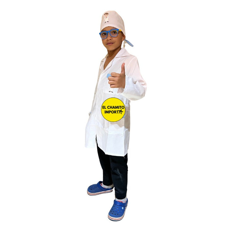 Disfraz De Doctor Con Gorro Para Niños