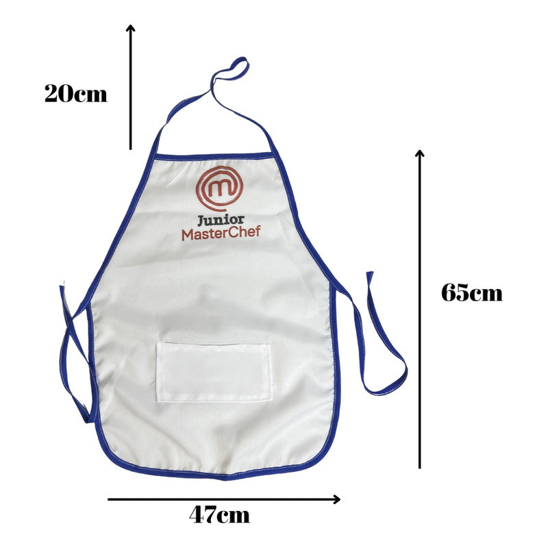 Delantal De Cocina Y Gorro De Chef Juvenil- Adulto