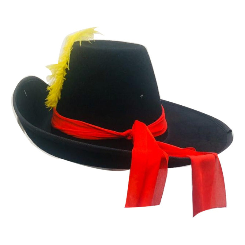 Sombrero Gorro Disfraz Mosquetero Cosplay Gato Con Botas