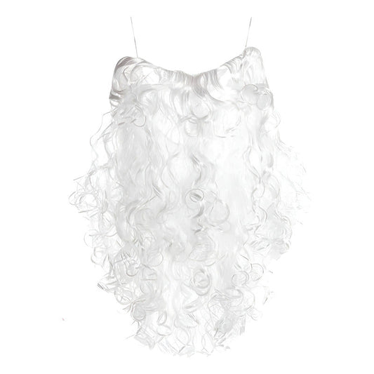 Barba Santa Claus Viejito Pascuero Para Navidad Blanco